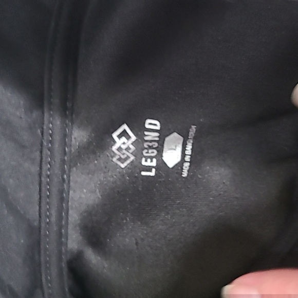 Leg3Nd Black Joggers with Elastic Waistband With Matching Top - Picture 5 of 11